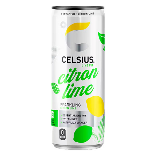 24 x Celsius Citron Lime 355ml