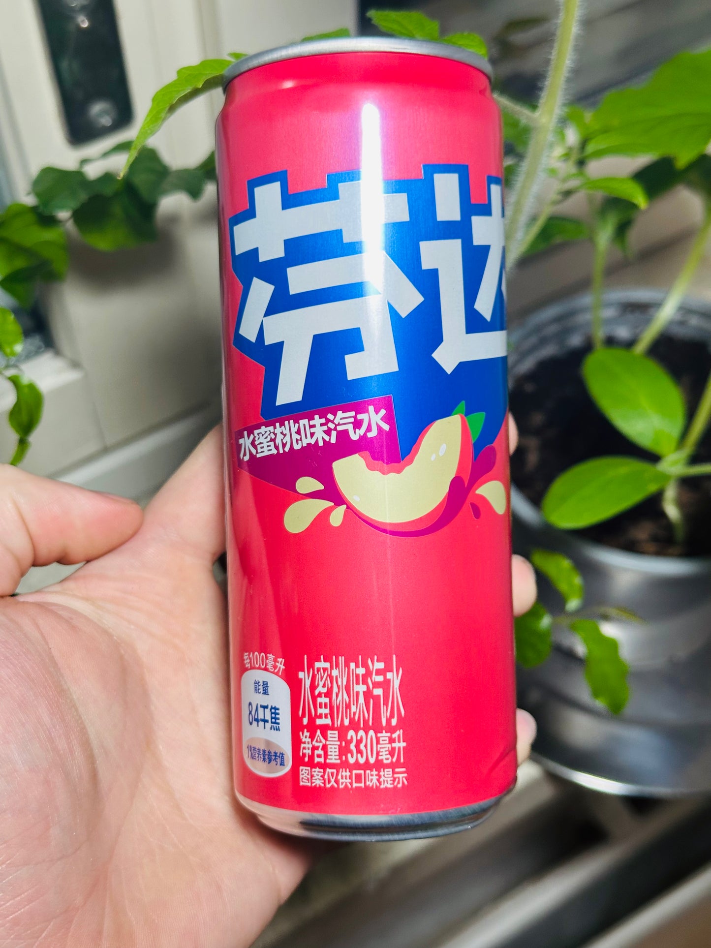 Fanta White Peach Flavor 330ml China