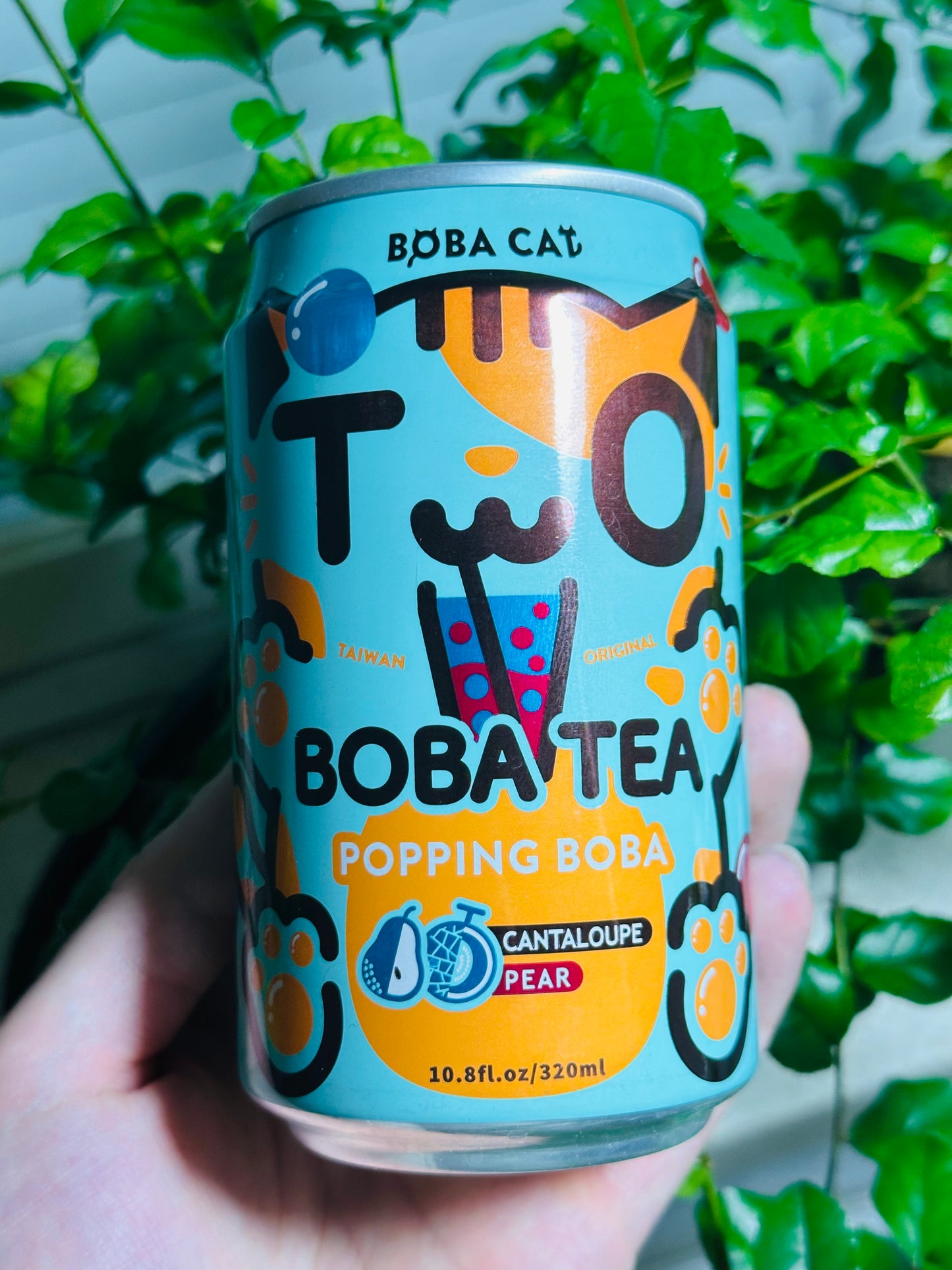 Boba Cat Cantaloupe Pear 320ml