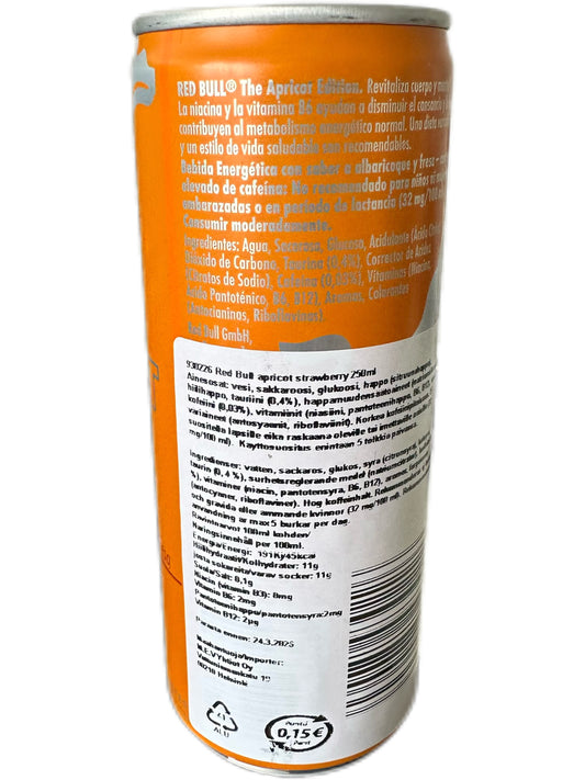 RedBull Apricot Strawberry 250ml (sis. pant 0,15€)