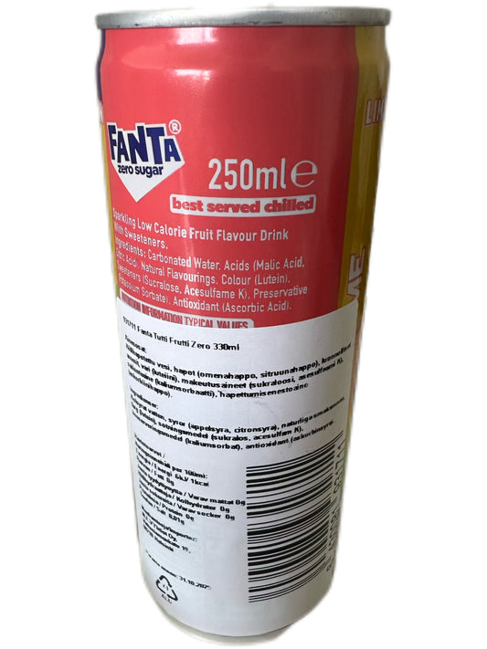 Fanta Tutti Frutti Zero 250ml