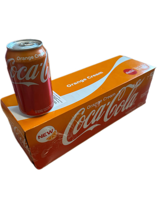 12 x Coca Cola Orange Cream 355ml