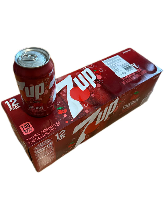 12 x 7up Cherry 355ml (sis. pantit)