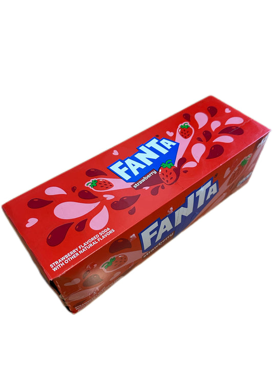 12 x Fanta Strawberry 355ml (sis. pantit)