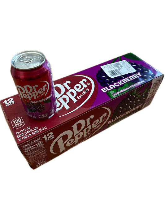 12 x Dr Pepper Blackberry 355ml