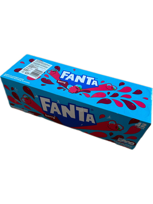 12 x Fanta Berry 355ml (sis. pantit)