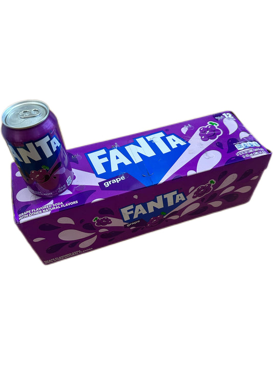 12 x Fanta Grape 355ml (sis. pantit)